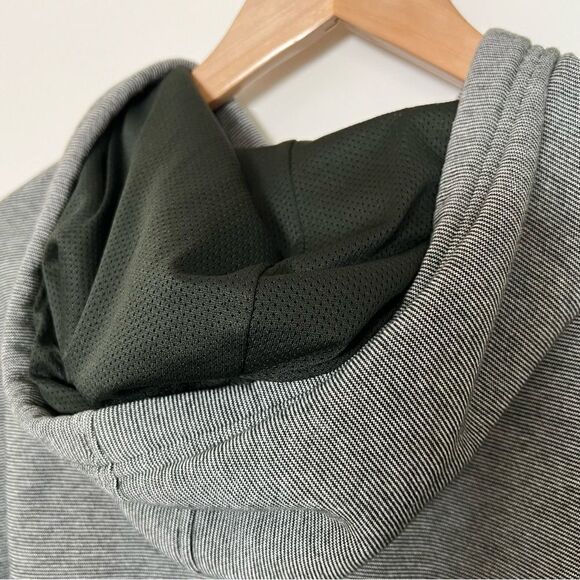 Under Armour Hoodie Sweatshirt Mens Size L Gray Coldgear Full Zip Fleece Jacket - Picture 7 of 12